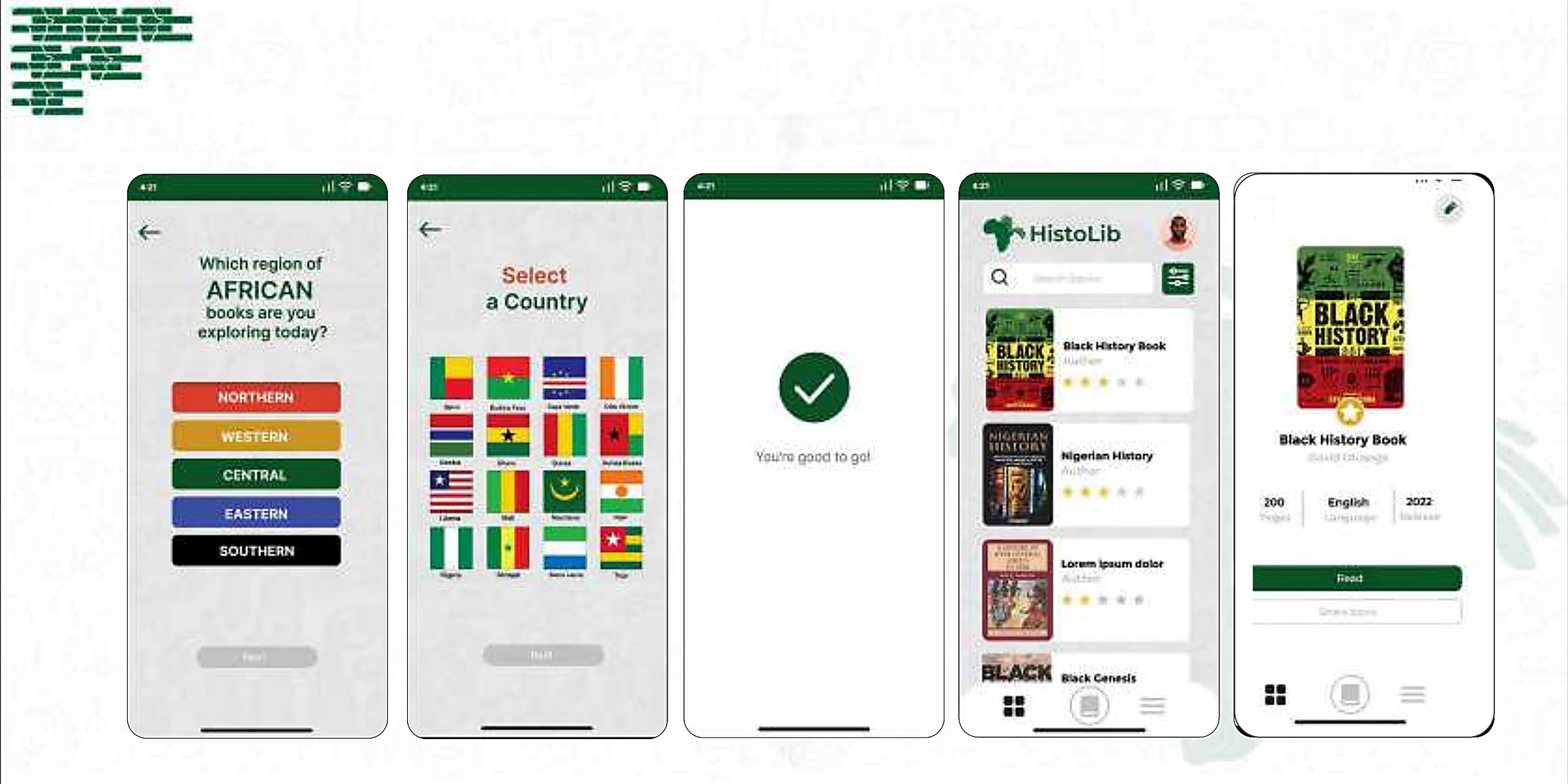 HistoLib — screens 2